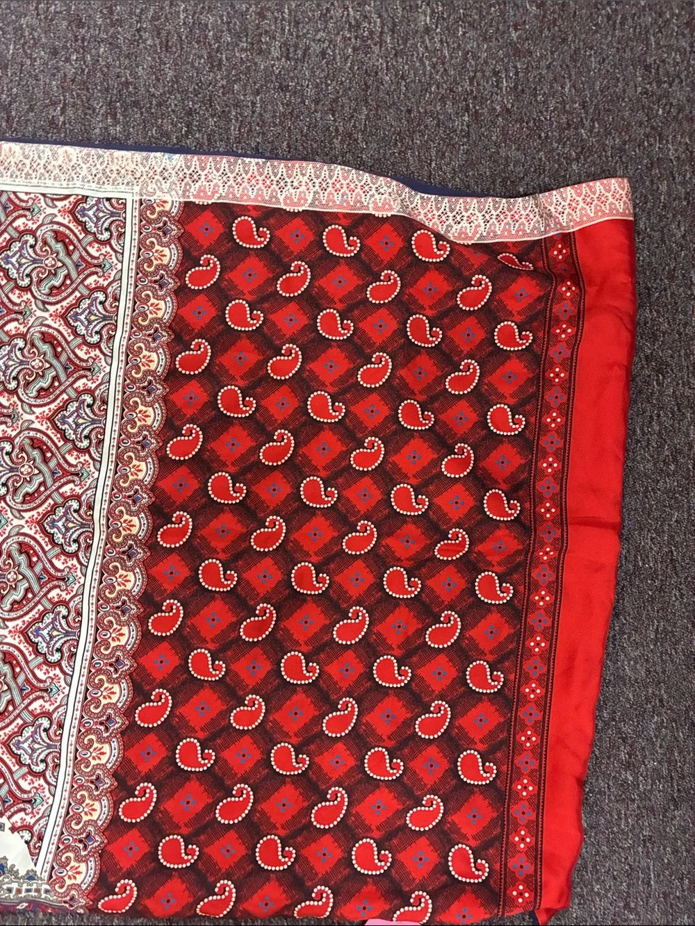 Pierre Louis Mascia Silk Blend Blouse Long Scarf